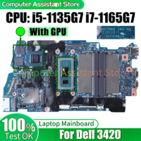 For Dell 3420 Laptop Mainboard 213105-2 014WMV i5-1135G7 i7-1165G7 Notebook Motherboard