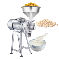 Electric Grain Mill Grinder Sesame Paste Grinding Machine Dry Wet Dual Purpose Mill Multi Functional Grain Corn Grinder