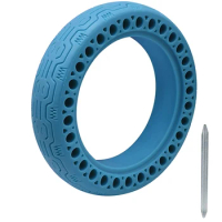 Electric Scooter Tires Honeycomb Replacement Tires for Xiaomi M365/Gotrax GXL V2, 8.5 Inches Solid Tire,Blue