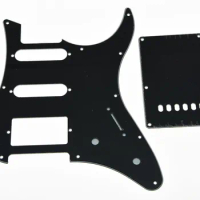 Black 3 Ply Guitar Pickguard w/ Back Plate and Screws fits Yamaha PACIFICA
