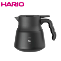 HARIO V60不鏽鋼保溫咖啡壺黑PLUS 600ml VHSN-60-B