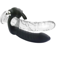 Mens Double Penetration Strapon Dildo Vibrator Anal Dildo Vibrator Anal Beads Strap ons Male Penis Vibrator Sex Toys for Couples