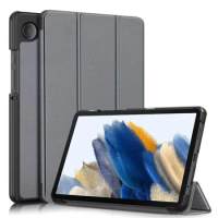 Funda For Samsung Galaxy Tab A9 Case 8.7 inch PU Leather Folding Stand Smart Cover For Galaxy Tab A9 8.7" SM X110 X115 X117 Case