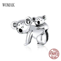 fit bangle bracelet Koala charm sterling silver 925 beads for women brand original jewelry making sterling silver accessories