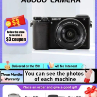 Sony Camera Alpha 5100 A6000 A6100 A6300 A6500 A6600 Mirrorless Camera Digital Lens 4K Vlog Professional Photography 6600（Used）