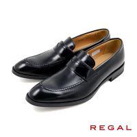 REGAL 日本原廠經典商務便士樂福鞋 黑色(814R-BL)