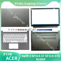 NEW Laptop LCD Back Cover/Palmrest/Bottom Case PC Case For Acer Swift 3 SF314-57 SF314-57G N19H4 Gray