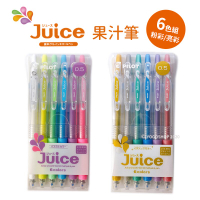PILOT Juice 果汁筆 6色組 0.5mm /一組入(定228) 百樂 LJU60EF-6C 中性筆 亮彩果汁筆 粉彩果汁筆