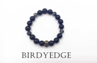 【Birdy Edge】品牌 手環 串珠 麻腦 石珠 巴西麻腦石 火山岩 灰色麻腦 工業 設計