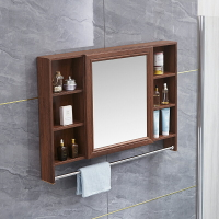 浴室鏡 櫃掛墻 式鏡箱 收納分 層架洗 手間梳粧防水鏡子衛生間