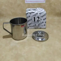Mug Stainless Steel Rosh 12Cm - Mug Stainless Sedang -Gelas Stainless
