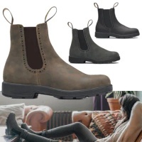 Women's Chelsea Boots Spring and Autumn Vintage Multi-Purpose Smoking Boots €35-42