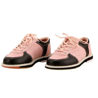 Bowling Supplies Women Bowling Shoes Sneaker Flat Indoor Sports Shoes Woman Breathable Leather Shoes for Bowling
