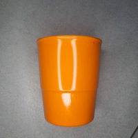 Gelas tinggi melamin oranye 3 inch Vanda C312