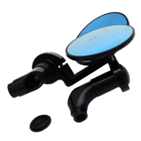 For Motorcycle Rearview Side Mirrors YAMAHA Aerox155 NVX155 QBIX125 Cafe Racer Retro Rear Vision Mirror Kit Aluminum Accessories
