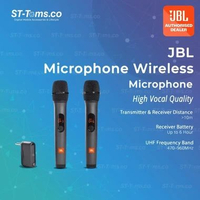 JBL Wireless Microphone Set 2 Mic Wireless Karaoke With Receiver