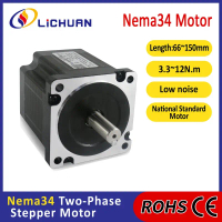 Motor Litar Terbuka Stepper DC, Lichuan, DC24V, 3/5 / 6A, Kelajuan Putaran: 3.3 / 4.5 / 6.9 / 8.5 / 