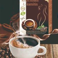 KOPI BUBUK HITAM DENGAN KACANG CANELLI