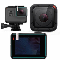Tempered Glass Protector Cover Case For GoPro Hero5 Hero6 Go Pro Hero 5 6 Black 4 Session Camera Lens LCD Screen Protective Film
