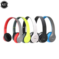 New P47 Wireless Headset 5.0 Bluetooth Headphones Foldable Bass HiFi Earphones Supports TF Card Stereo Headset with Microphone