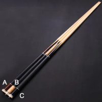 FURY 1/2 Joint 8 Ball Snooker Cue 10mm Tip Maple Snooker Cue with Extension