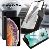 【X_mart】iPhone Xs Max 典雅二合一可分離牛皮皮套