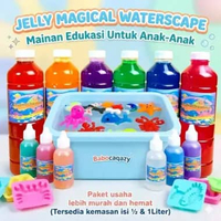 magical jelly Waterscape mainan cetak jelly DIY 1 liter bubuk koagulasi 1 kg
