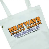 Von Dutch & Heat Wave Collaboration Tote Bag HW04 Broken White Free Size