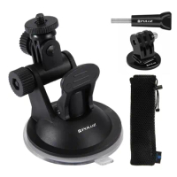 Windshield Car Suction Cup Mount Driving Recorder Holder Adapter Storage Bag For Gopro Hero 9 12 Insta360 Dji Camera Accessorie