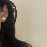 【NDM 南大門】珍珠 螺旋式耳夾耳骨夾式耳環無耳洞耳扣耳窩夾(1對入)