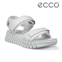 ECCO GRUUV SOL W 樂步經典皮革平底涼鞋 女鞋 白色