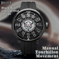 BEXEI 9110 Tourbillon mechanical movement wrist watch for men skeleton synthetic sapphireLuxury 36H waterproof Reserve 2023 news