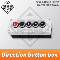 Escape Room button box Push button prop control box push button in correct order to release 12V magnet lock escape the room