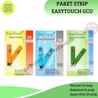 Paket Strip Easytouch / Refill Easy Touch (Gula,Kolesterol,Asam urat) EASY ASAM URAT