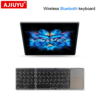 Wireless Folding Keyboard Bluetooth Keyboard With Touchpad For ViVO X Fold + X90 Pro+ vivo S16 Pro S16e Y53t Y73t Y32t Y93 Phone