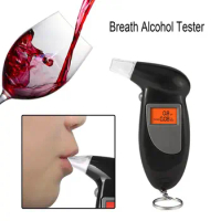 Advanced Backlight Digital Alcohol Tester Digital Alcohol Breath Tester Breathalyzer Analyzer LCD Detector Backlight Light hot