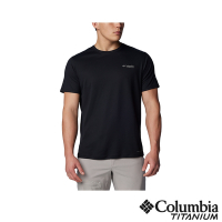 Columbia哥倫比亞 男款-鈦Summit Valley 超防曬UPF50快排短袖上衣-黑色 UAE47860BK/IS
