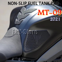 FOR YAMAHA MT-09 MT09 2021 Motorcycle Non-slip Side Fuel Tank Stickers Waterproof Pad Rubber Sticker