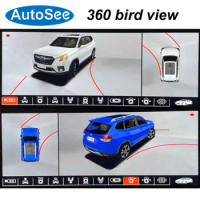 suit original OEM monitor 2018-2022 for Subaru XV Forester 360 degree camera bird eye Panoramic view Front rear Surround reverse