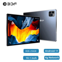 BDF P50 Tablet Pc 10.1 Inch 8GB RAM 256GB ROM Android 11 Octa Core 4G LTE Internet WiFi Global Version