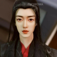 1/6 BJD Doll Wig Hair The Untamed Wei Wuxian Xiaozhan Highend Handmade Collection Realistic Long Chinese Ancient Specia OB Doll