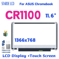 11.6 " For Asus Chromebook CR1100 LCD Display Touch Screen Digitizer Assembly For ASUS CR1100 Replacement Part 1366x768 Screen
