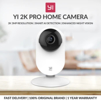 YI 2K Home Pro Security Camera, Indoor Camera with Person, Vehicle, Animal Smart Detection, Phone App for Baby, Pet Monitoring