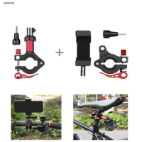 Universal Bike Seatpost Clamp Mobile Phone Holder Bicycle Handlebar Clip For Gopro Insta360 DJI Osmo Pocket Osmo Action Camera