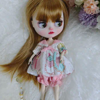 blythe doll dress spring pink Lovely clothes set 28-30cm OB22 OB24 AZONE Blyth doll accessories dress blythe doll clothes