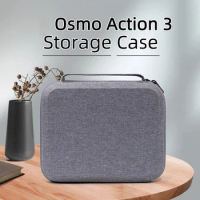 For DJI Osmo Action 3 Storage Bag Action3 Portable Sports Camera Protection Box Grey