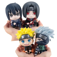 Mô hình Naruto, có Kakashi, Sasuke và Itachi, Mô hình Phiên Bản Q, Tượng Nhỏ Đồ Trang Trí Xe Hơi, Qu