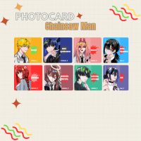 FANMERCH Photocard Chainsaw Man - Kartu Fotografi Karakter Chainsaw Man untuk Kolektor dan Penggemar
