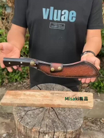 戶撒婁氏匠作砍柴刀彈簧鋼鍛打一體戶外開路山刀多功能排障帕蘭刀-Misaki精品