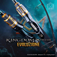 Joran pancing Sehawak Kingdom Evoluzione Casting dan spinning - Casting 1 piece, PE 2
